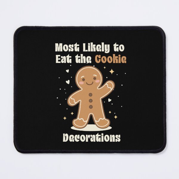Item preview, Most Likely To Eat The Cookie Decorations | Funny Christmas Quote | Vintage Holiday Humor designed and sold by stylishdzign.