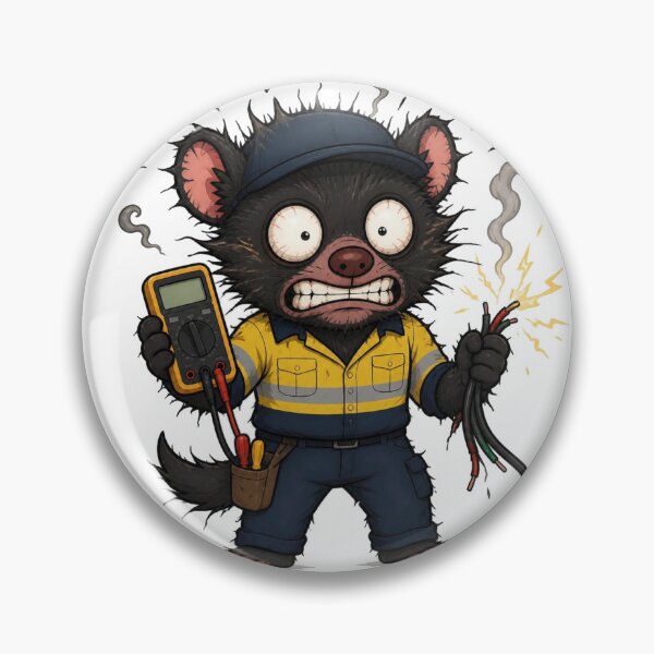 Item preview, Sparky Oh I Don't Clean Funny Tasmanian Devil In Hi Vis designed and sold by RDMOption.
