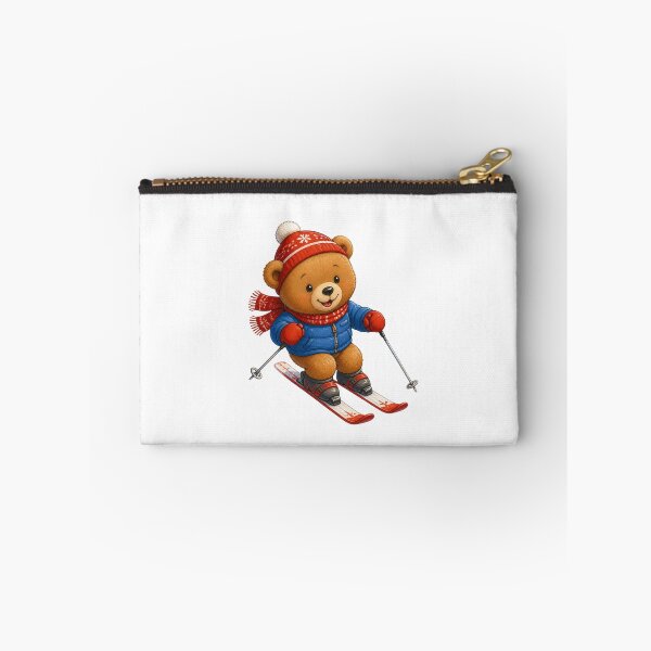 Item preview, Cute teddy bear winter skiing designed and sold by 26LN.