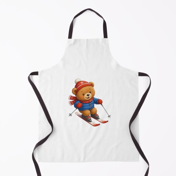 Item preview, Cute teddy bear winter skiing designed and sold by 26LN.
