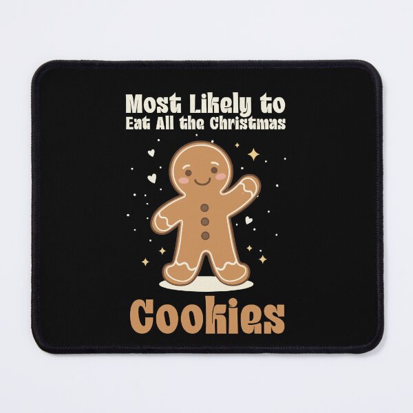 Item preview, Most Likely To Eat All The Christmas Cookies | Funny Christmas Quote | Vintage Holiday Humor designed and sold by stylishdzign.