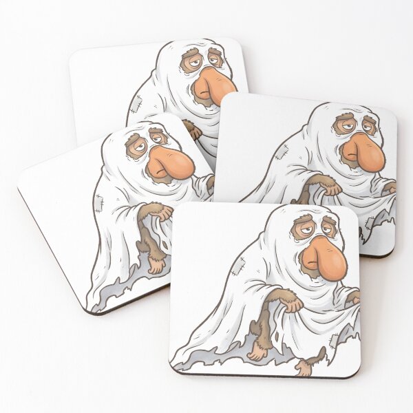 Item preview, Funny Proboscis Monkey Ghost - Funny Halloween Sheet Ghost Meme designed and sold by Wild-way Art.