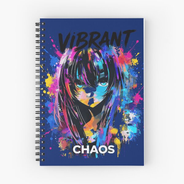 Item preview, Vibrant Chaos Drip Glitch Anime Girl	 designed and sold by alvagross.