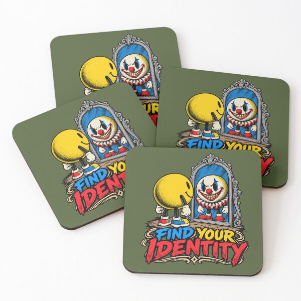 Item preview, Find Your Identity – Smiley Face Clown Mirror designed and sold by Aimetoi.