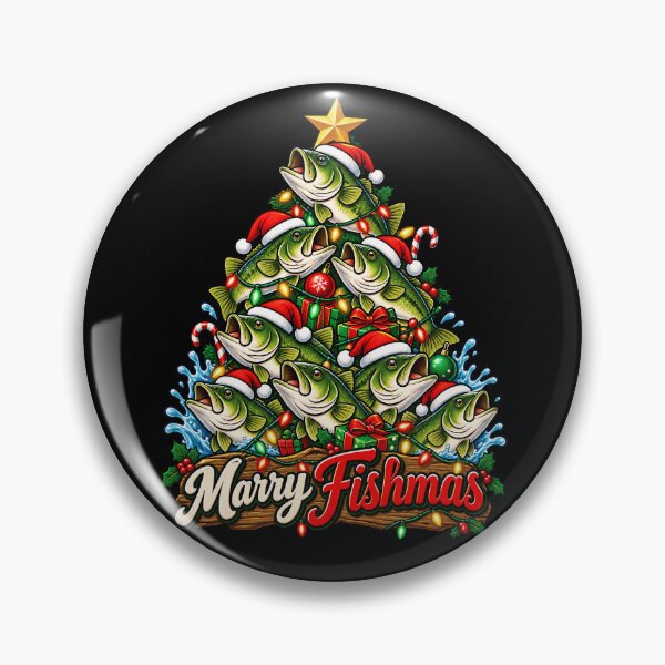 Item preview, Marry Fishmas Christmas Tree Design designed and sold by rafaeltto.