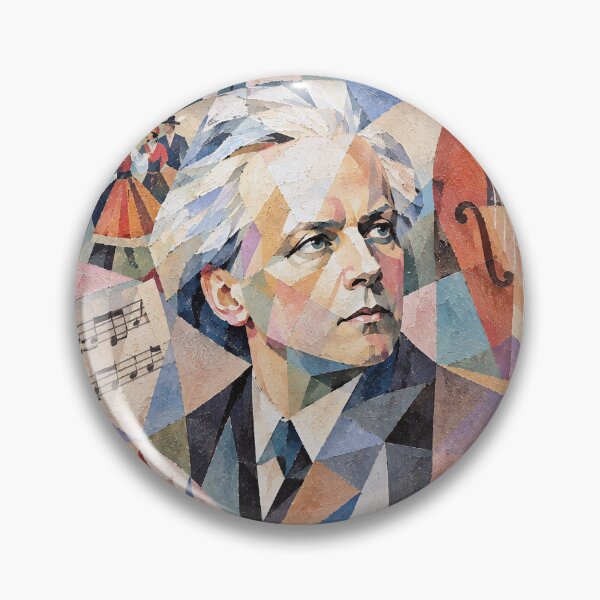 Item preview, Bela Bartok Portrait Painting – Classical Music Legend designed and sold by GalleryKauffeld.