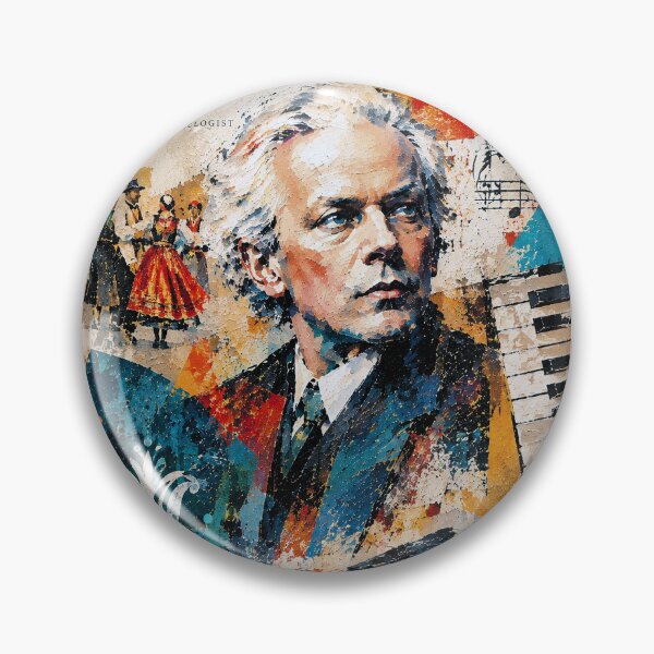 Item preview, Pintura de Béla Bartók – Retrato del compositor húngaro designed and sold by GalleryKauffeld.
