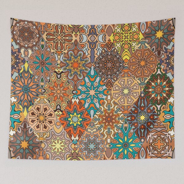 Item preview, Floral Pattern Flower Boho Mandala designed and sold by FotoArtist.