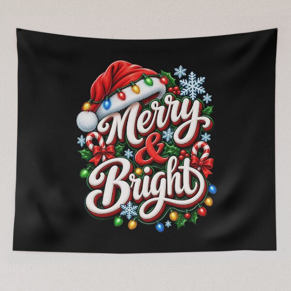 Item preview, Merry and Bright Christmas Design with Fun Elements designed and sold by rafaeltto.