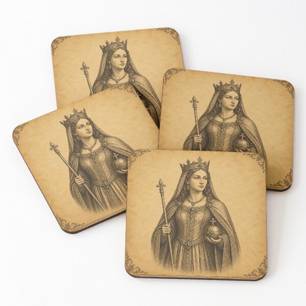 Item preview, Medieval Queen with Crown and Scepter designed and sold by photoparadise22.