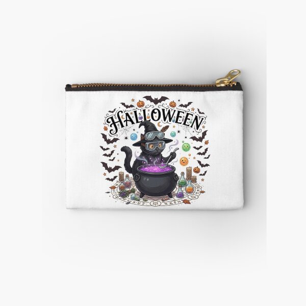 Item preview, Halloween Gothic Witch Cat Art - Spooky Season Alchemist Black Cat Design designed and sold by ChameleonStars.