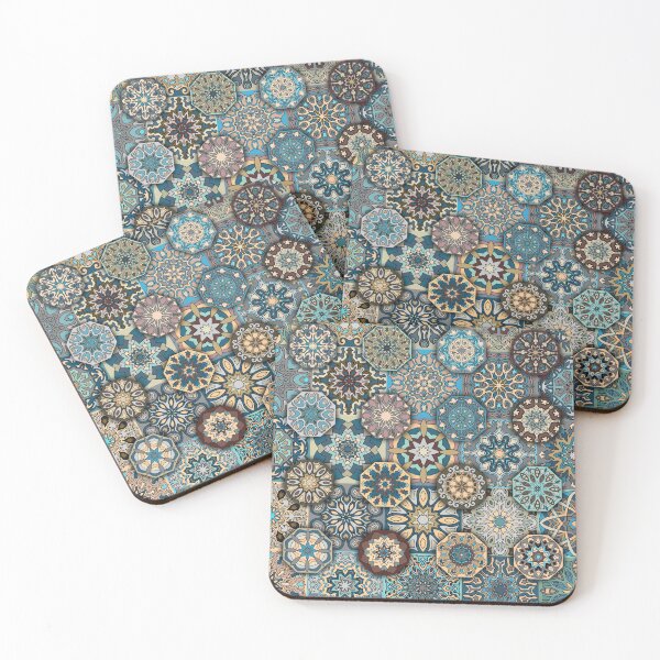 Item preview, Floral Pattern Flower Boho Mandala designed and sold by FotoArtist.