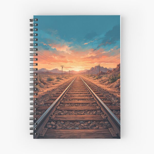 Item preview, Railroad Track At Sunset designed and sold by Home Decor Art.