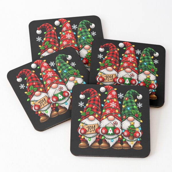 Item preview, Festive Gnomes with Joyful Holiday Spirit designed and sold by rafaeltto.