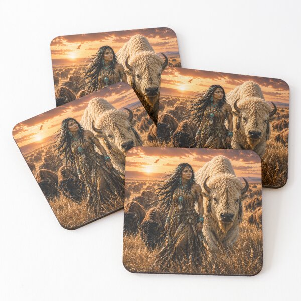 Item preview, Native American Woman with White Bison designed and sold by photoparadise22.