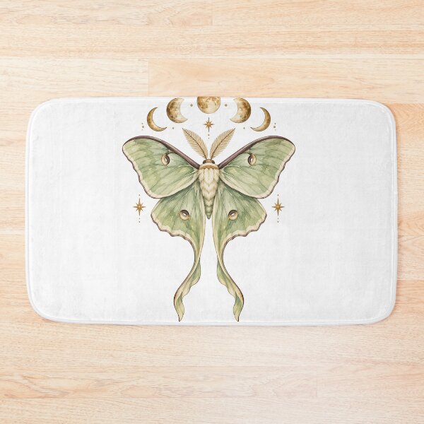 Item preview, Luna Moth Moon Phases Celestial Witchy Moth Art designed and sold by DreamelleStudio.