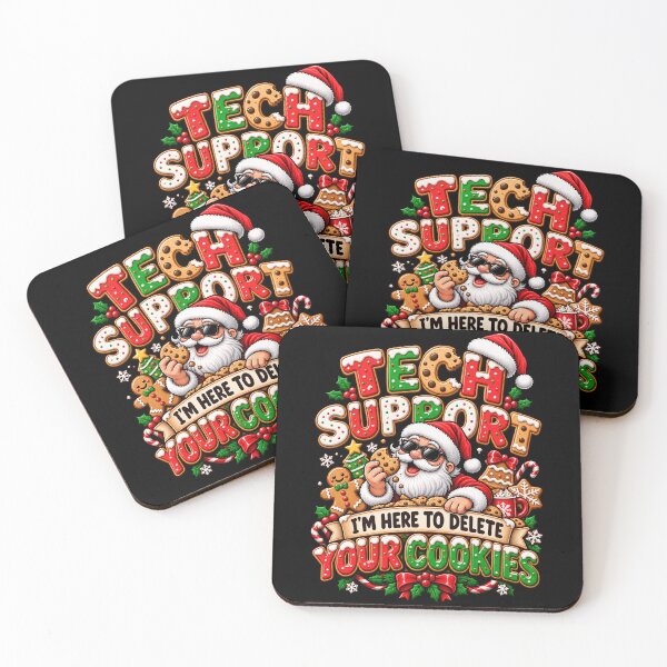 Item preview, Funny Santa Tech Support for Christmas Cookies designed and sold by rafaeltto.