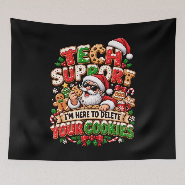 Item preview, Funny Santa Tech Support for Christmas Cookies designed and sold by rafaeltto.