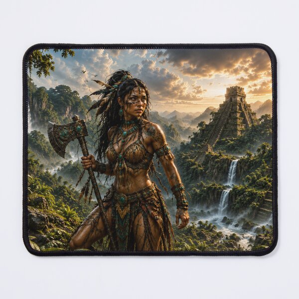 Item preview, Aztec Jungle Warrior Princess designed and sold by photoparadise22.