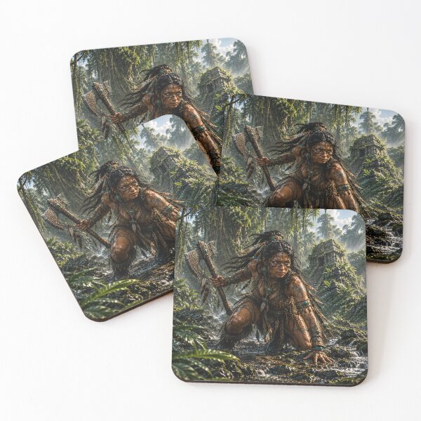 Item preview, Aztec Jungle Warrior Woman designed and sold by photoparadise22.