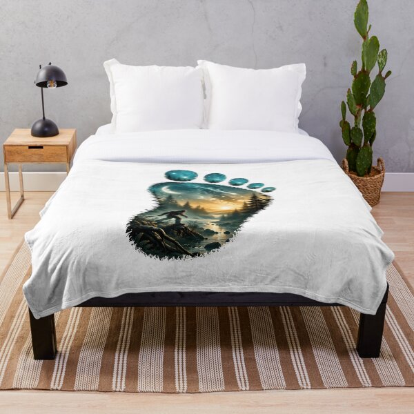 Item preview, Bosque de huellas de Bigfoot y cielo nocturno designed and sold by Maladies.