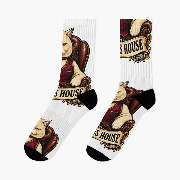 Item preview, I Run This House Cat Funny Boss Art designed and sold by Old's Cool Cat Studio.