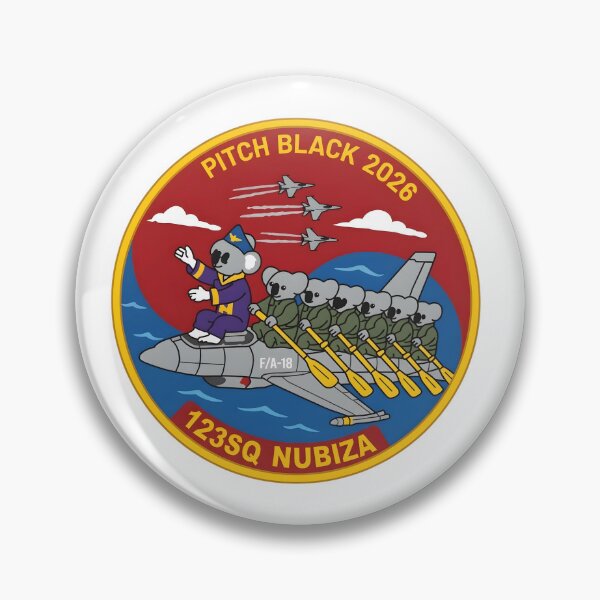 Item preview, 123SQ Nubiza Pitch Black 2026 Exercise Patch    designed and sold by CharlieDesings.