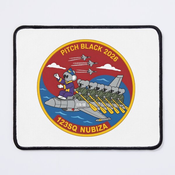 Item preview, 123SQ Nubiza Pitch Black 2026 Exercise Patch    designed and sold by CharlieDesings.
