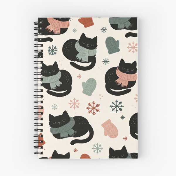 Item preview, Cats in Winter Scarves designed and sold by ArtfulAdv.
