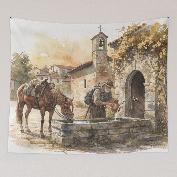 Item preview, On the horseback path designed and sold by jefboutique6150.