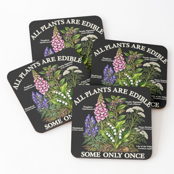 Item preview, All Plants Are Edible, Some Only Once – Vintage Poisonous Plants designed and sold by WILLIAMS-BR.