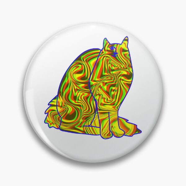 Item preview, Copy of Psychedelic One Eyed Cat designed and sold by CForrowArt.