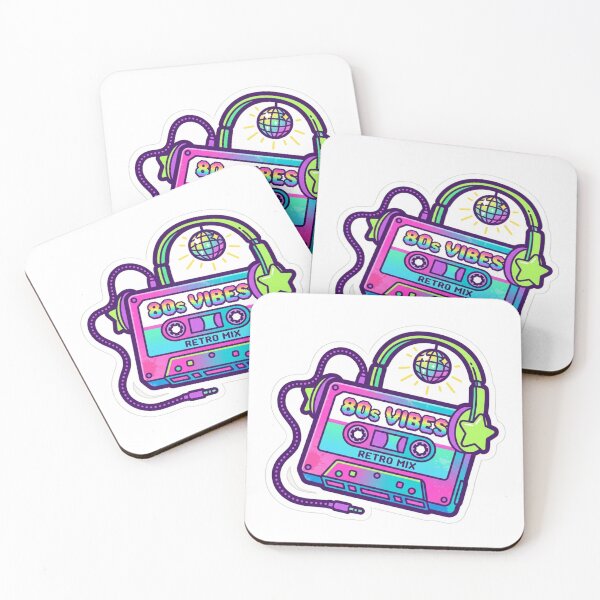 Item preview, Retro 80s Cassette Tape & Disco Ball Vibe designed and sold by GeniusCorner.