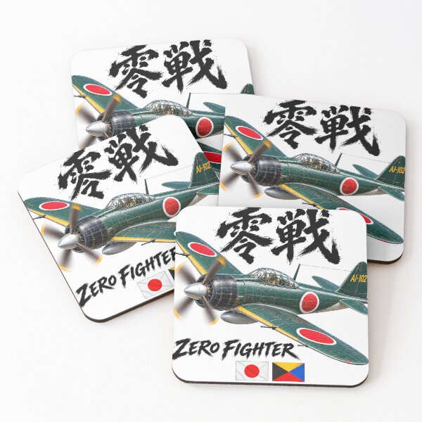 Item preview, Mitsubishi A6M Zero Fighter – Japanese WWII Aviation Art designed and sold by CHANNELZIPANG.