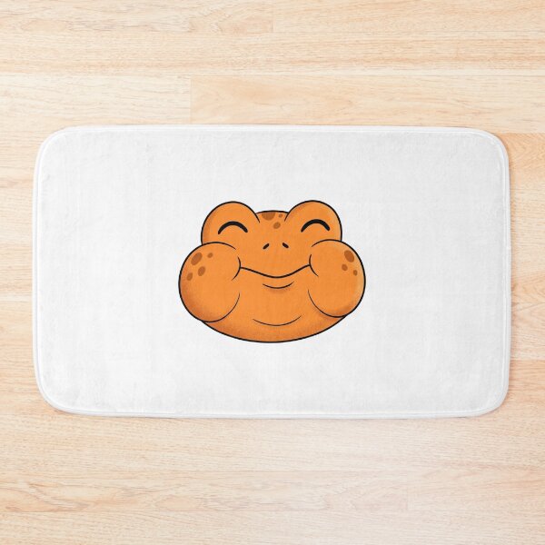 Item preview, Happy Blushing Chubby Frog Face designed and sold by DariaDoodleArt.