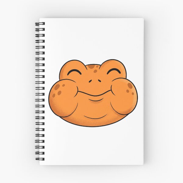 Item preview, Happy Blushing Chubby Frog Face designed and sold by DariaDoodleArt.