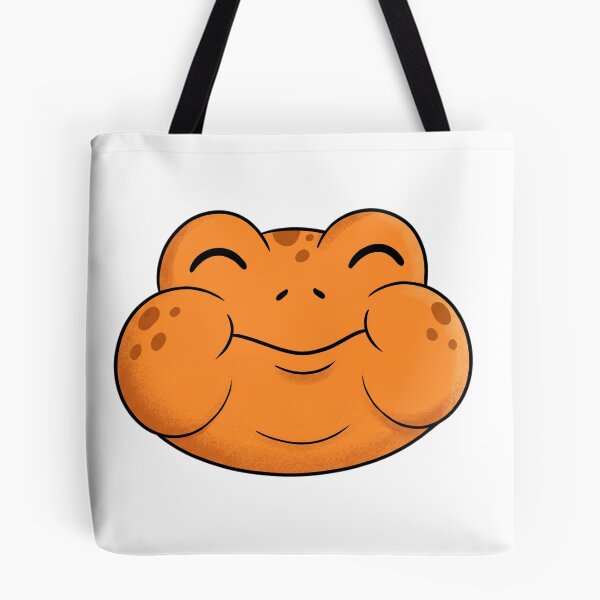 Item preview, Happy Blushing Chubby Frog Face designed and sold by DariaDoodleArt.