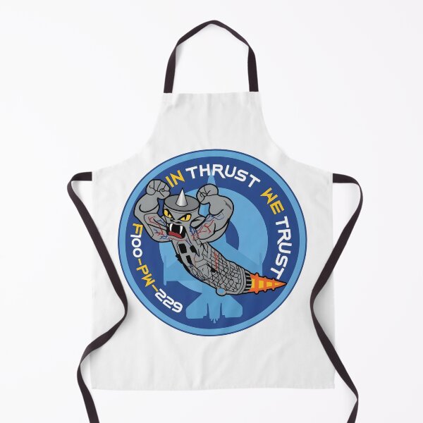 Artikelvorschau, F100-PW-229 „In Thrust We Trust“ – Abzeichen der Militärluftfahrt entworfen und verkauft von CharlieDesings.