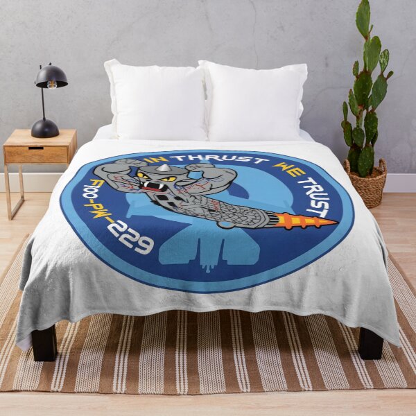 Item preview, F100-PW-229 "In Thrust We Trust" Military Aviation Patch designed and sold by CharlieDesings.