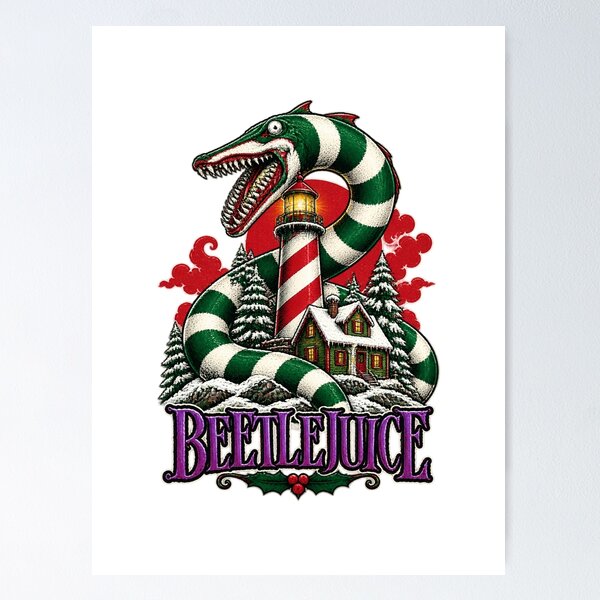 Item preview, Beetlejuice Classic Horror Movie Inspired Retro Design ⭐⭐⭐⭐⭐ designed and sold by BaurPower.