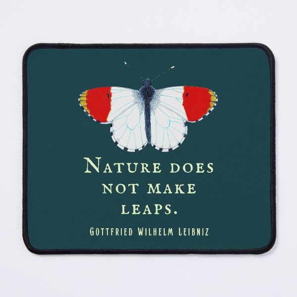 Item preview, Gottfried Wilhelm Leibniz quote: Nature does not make leaps. designed and sold by artbleed.