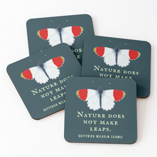 Item preview, Gottfried Wilhelm Leibniz quote: Nature does not make leaps. designed and sold by artbleed.