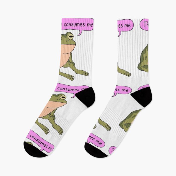 Item preview, The Rage Consumes Me Frog Meme designed and sold by DariaDoodleArt.