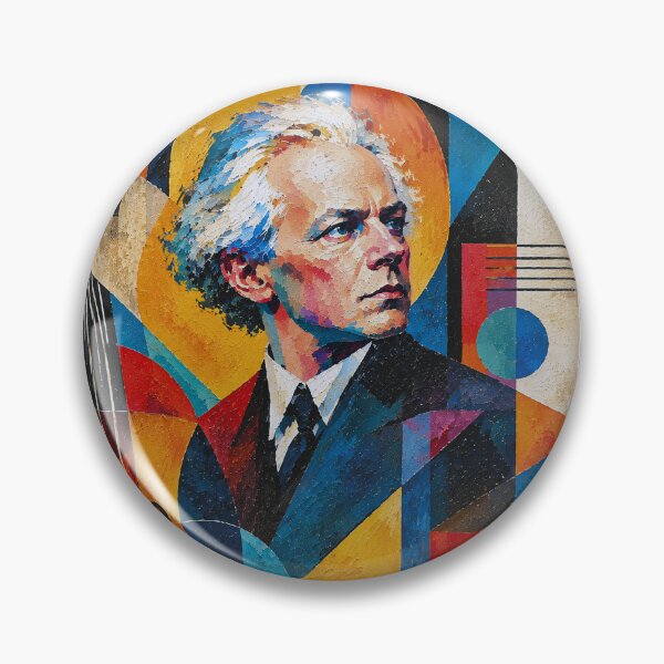 Item preview, Bela Bartok Artwork – Classical Composer Portrait Painting designed and sold by GalleryKauffeld.