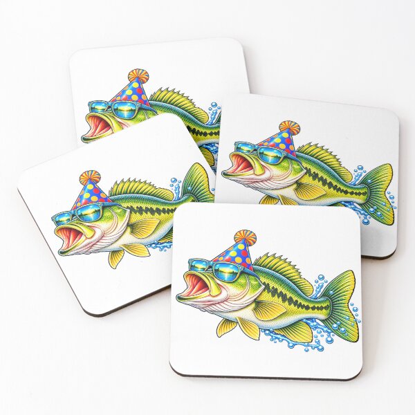 Item preview, Party Bass – Funny Birthday Fish in Sunglasses designed and sold by WILLIAMS-BR.