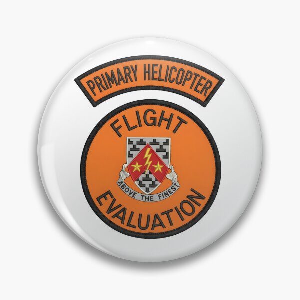 Item preview, Primary Helicopter Flight Evaluation Military Patch    designed and sold by CharlieDesings.