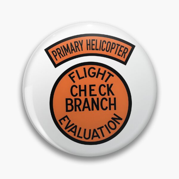 Item preview, Primary Helicopter Flight Check Branch Evaluation Patch    designed and sold by CharlieDesings.