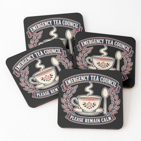 Item preview, Emergency Tea Council - Funny Tea Lover designed and sold by DesignsDominus.
