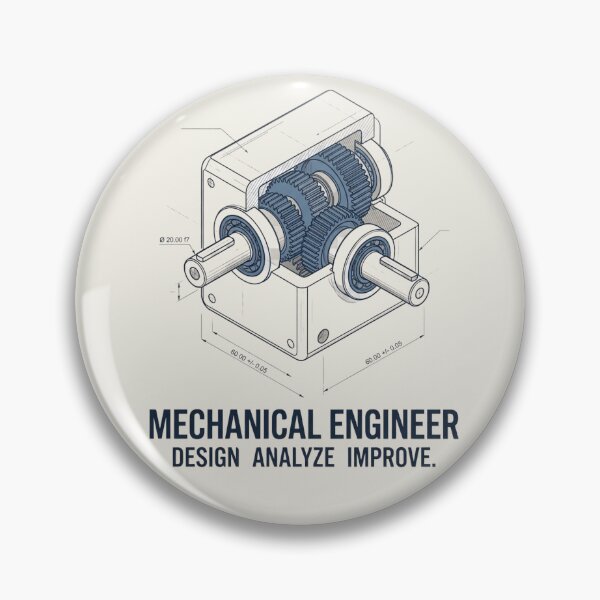 Item preview, Mechanical Engineer Precision Gearbox Technical Illustration designed and sold by Amr Darwish Graphic designer.