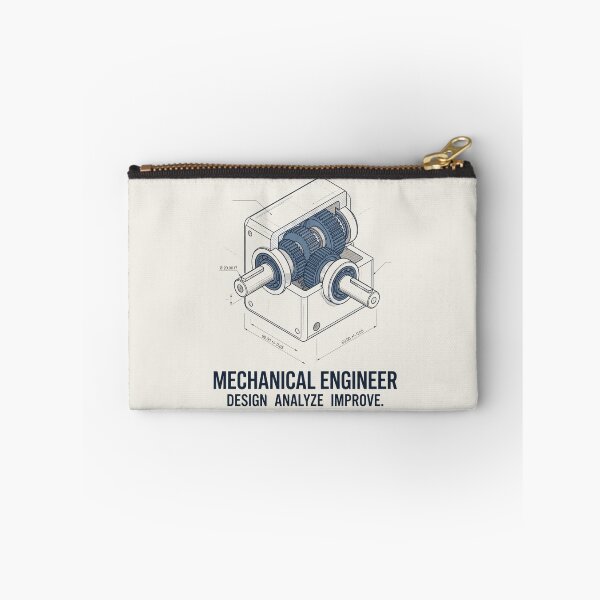 Item preview, Mechanical Engineer Precision Gearbox Technical Illustration designed and sold by Amr Darwish Graphic designer.